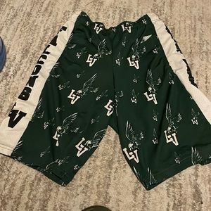LV Falcon lacrosse shorts pockets drawstring waist falcons youth medium